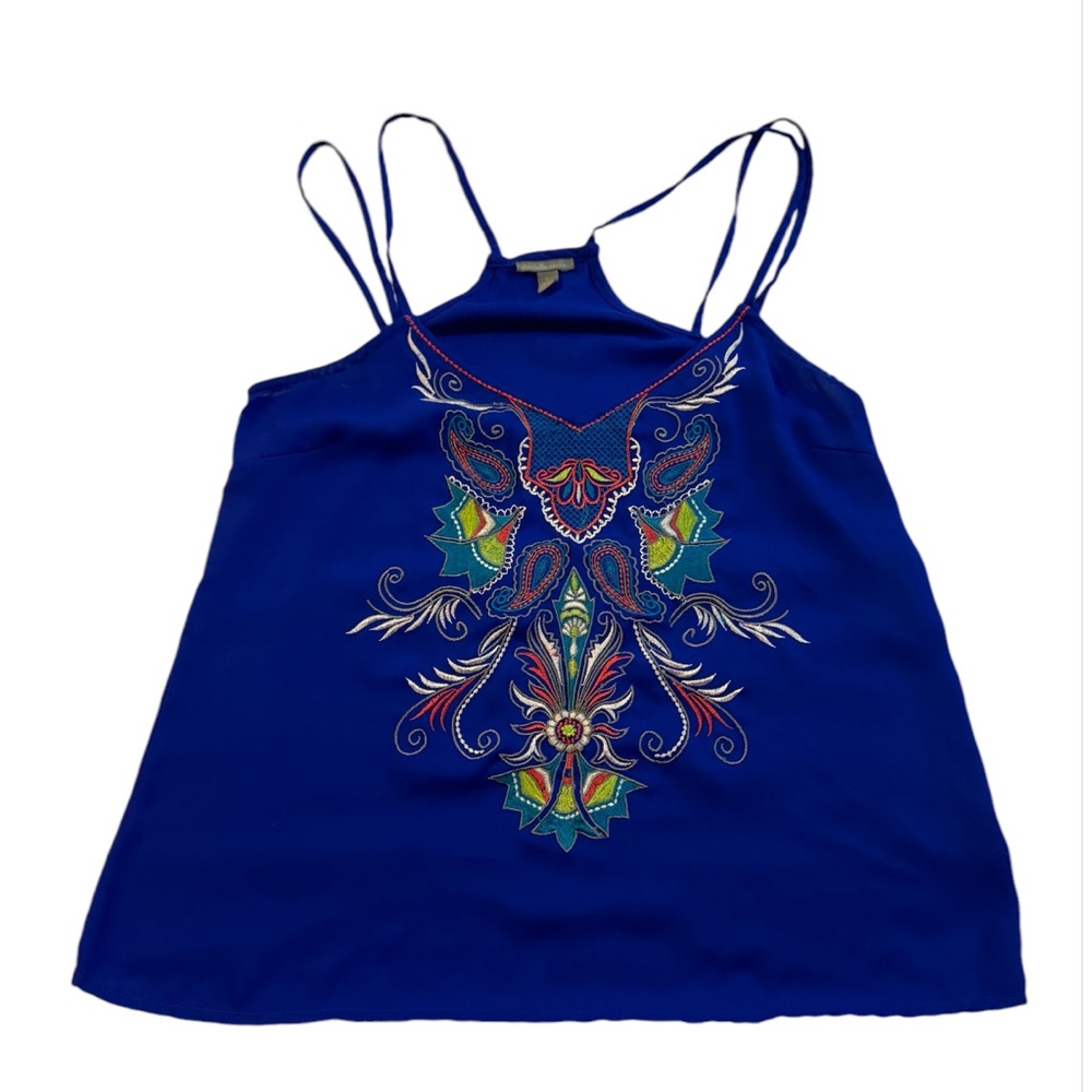 Bright colorful sleeveless blouse Charlotte Russe